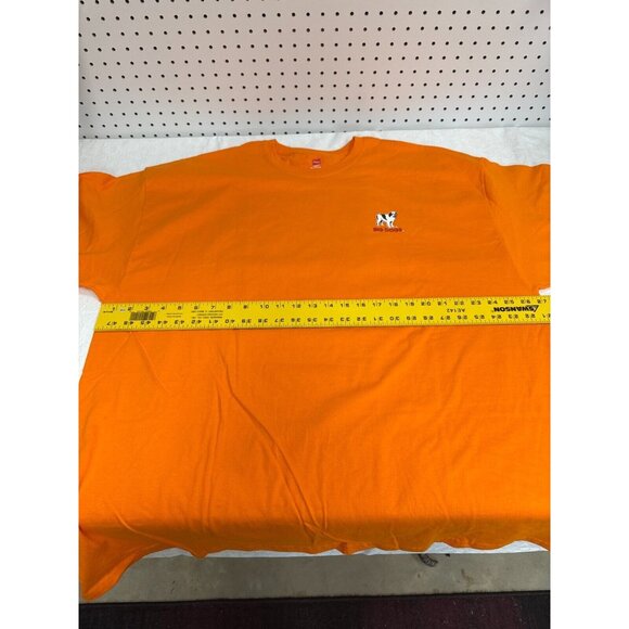 Hanes Big Dogs Mens Orange Graphic T-Shirt Size 3XL It's Five O'Clock Somewhere - Picture 10 of 10